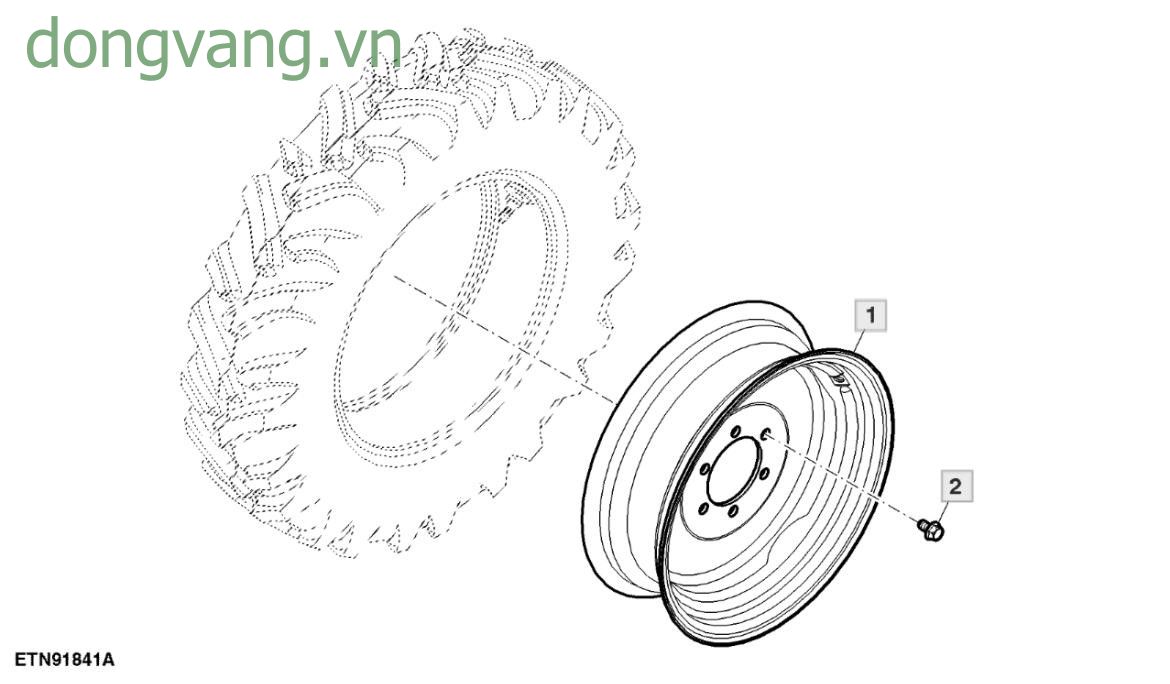 Front Wheels, W6 X D18, Tire W8 X D18 - ST779388